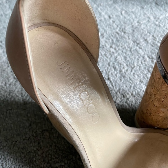 Jimmy Choo like new wedge shoes